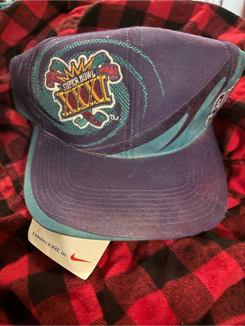 Nike  Purple and Teal Super Bowl XXIX Hat